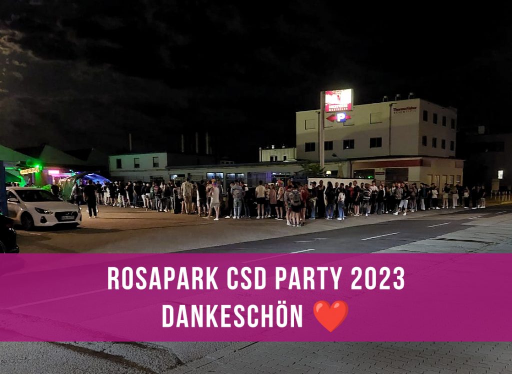 ROSAPARK - Die offizielle CSD Party 2023